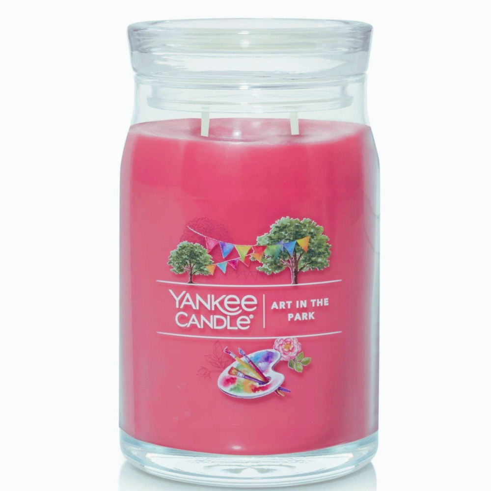 Yankee Candle Company ART IN THE PARK 20 oz Large 2 Wick Jar NEW